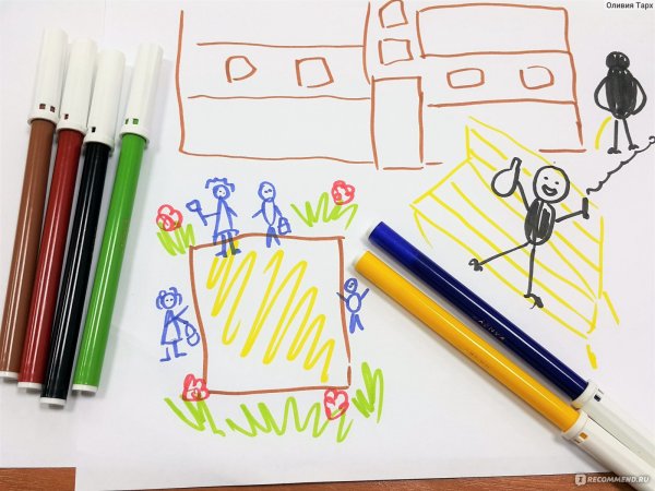 Рисунки из фломастеров