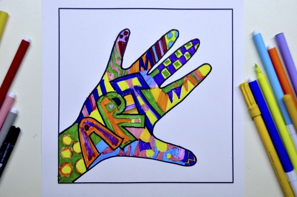 Рисунок легкий фломастером профессиональными