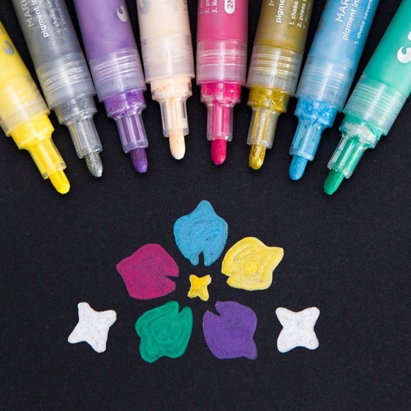 Фломастеры с краской внутри