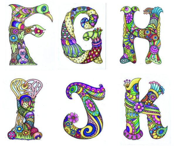 Декоративные буквы