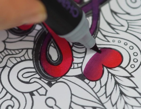 Хамелеон рисунок фломастерами