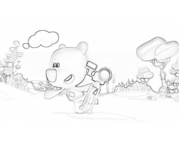 Мишки Мимимишки рисунок