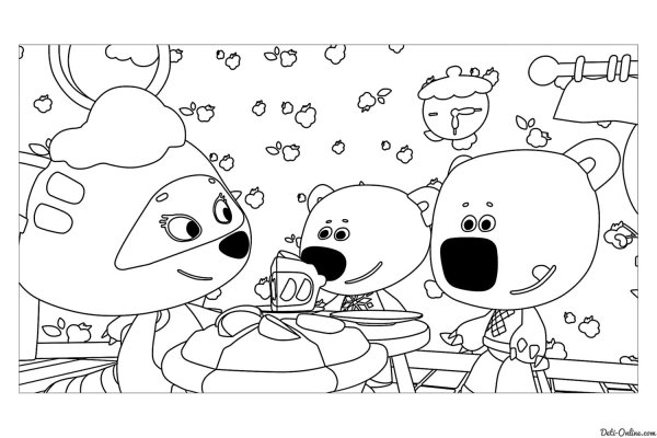 Раскраски Мимимишки Соня Соня