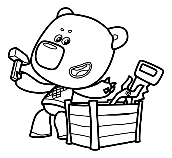 Раскраски для детей Мимимишки