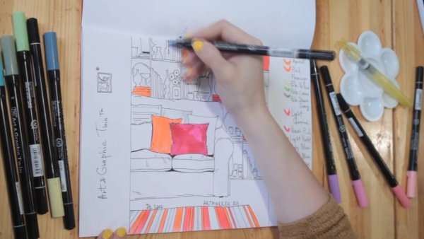 Лиза Краснова маркеры Копик