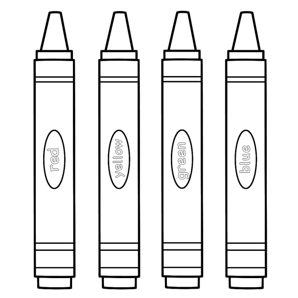 Карандаш раскраска для детей
