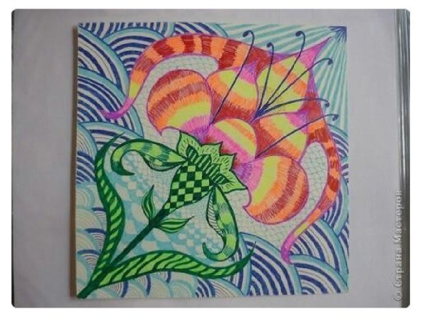 Рисунки для 8 лет фломастерами