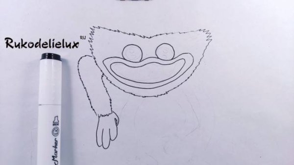 Рисунки фломастерамихагги Вагги