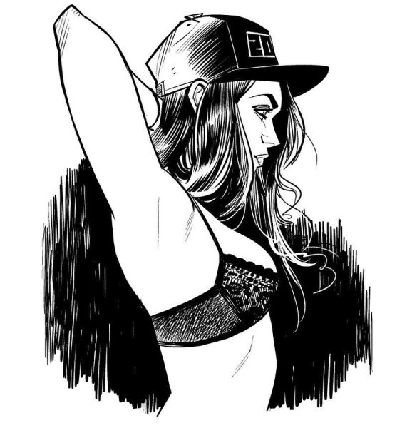 Девушка рисунок