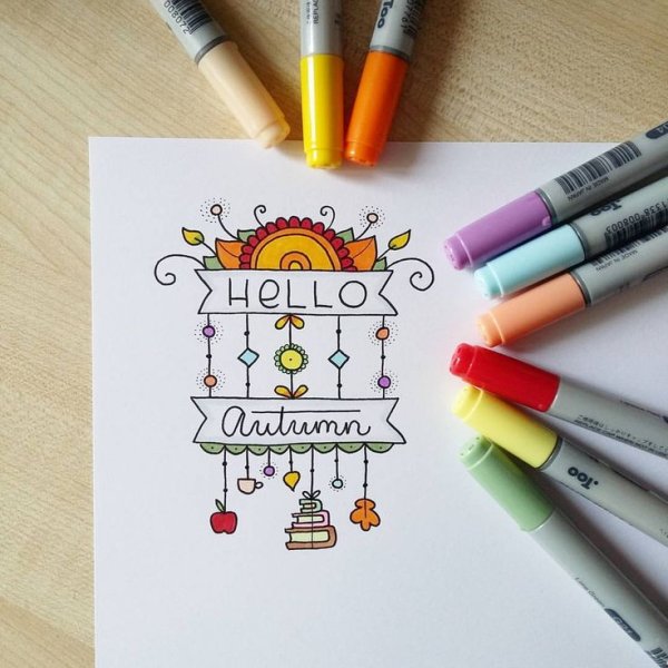 Идеи для рисования надписи