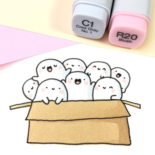 Мини рисунки акварелью