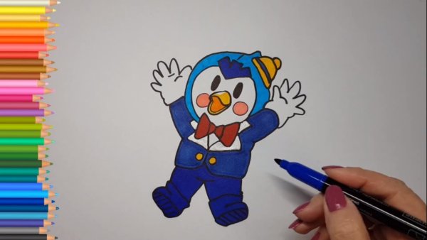 Рисунки фломастером легкие БРАВЛ