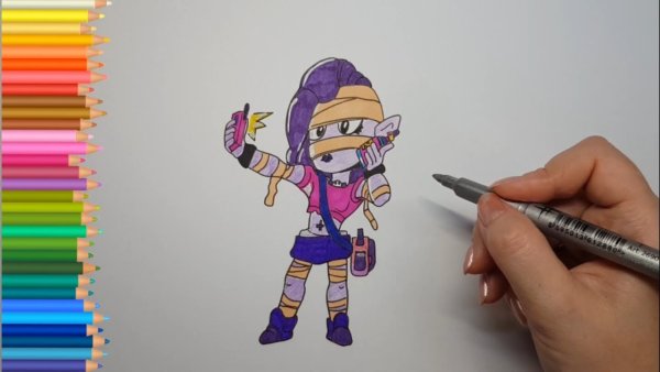 БРАВЛ рисунок фломастерами