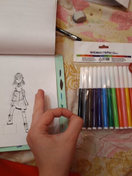 Рисунки из фломастеров