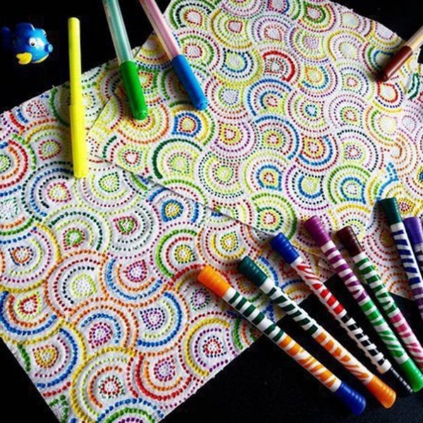 Рисование необычными предметами