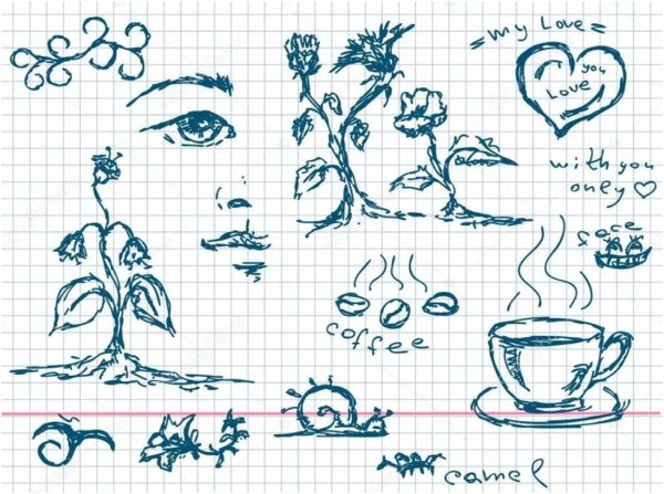 Салфетка рисунок