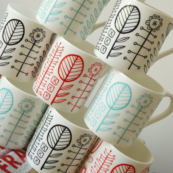 Расписать чашку маркером