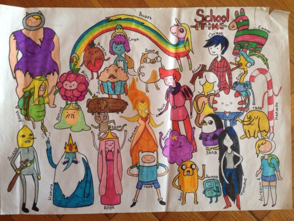 Плакаты с разными рисунками