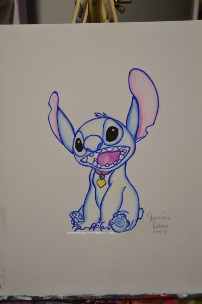 Стич тату эскиз