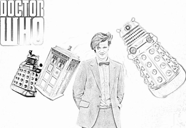 Раскраски Doctor who