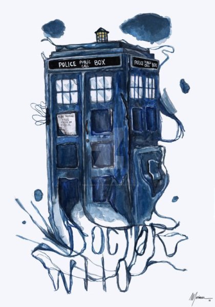Доктор кто арты Тардис
