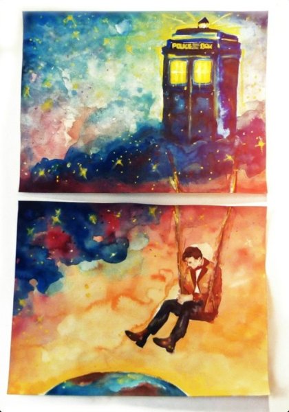Доктор кто арт живопись