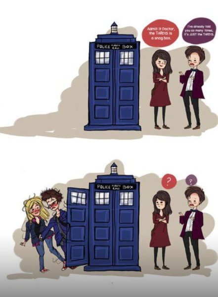10 Доктор и Тардис арт