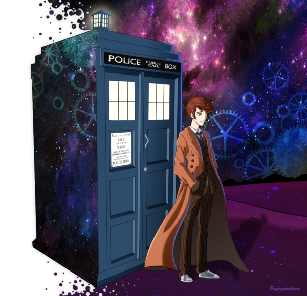 Доктор и Тардис арт