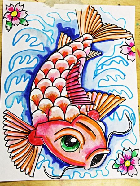 Рыба фломастер