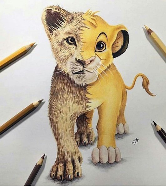 Рисунки Король Лев 2019