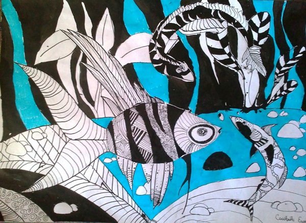 Декоративная композиция Графика