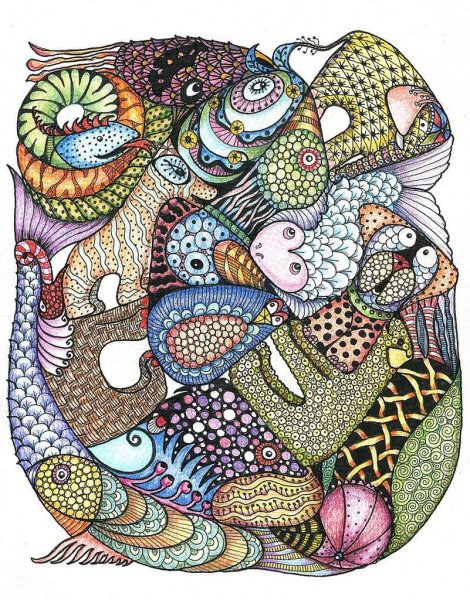 Дудлинг и Зентангл