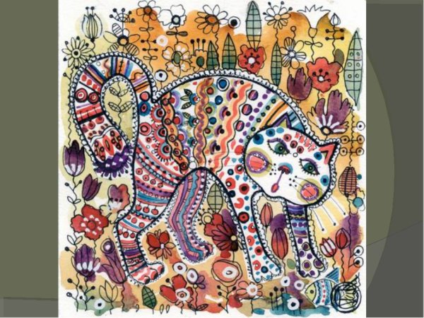 Декоративные коты Графика