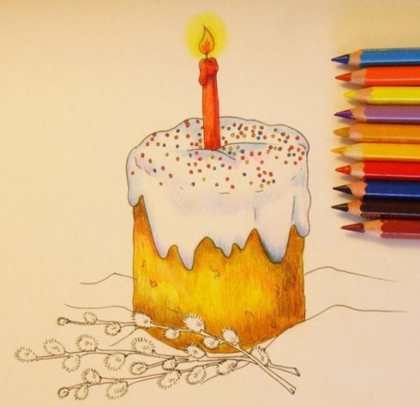 Рисунок на Пасху