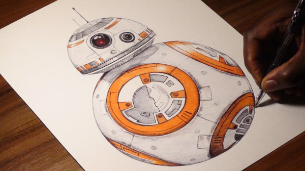 Дарт Вейдер маркером