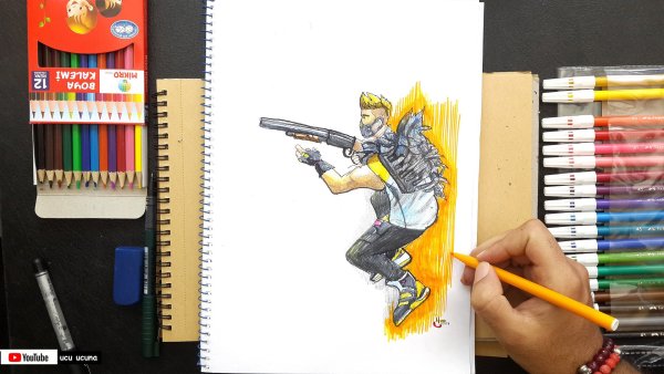 Рисунки фломастерами