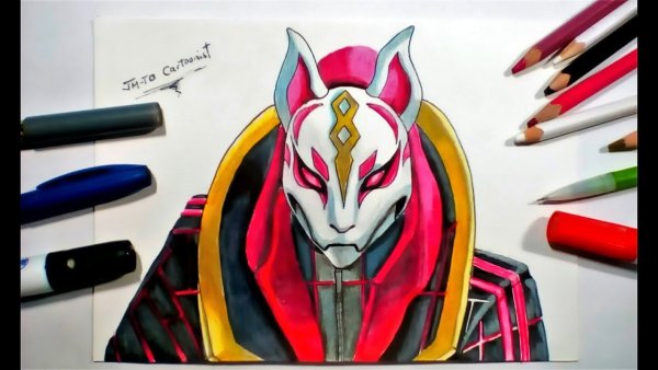 Рисунки Ронина из ФОРТНАЙТА