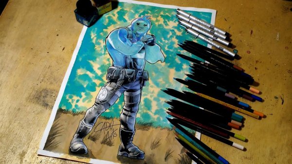 ФОРТНАЙТ арты карандашом