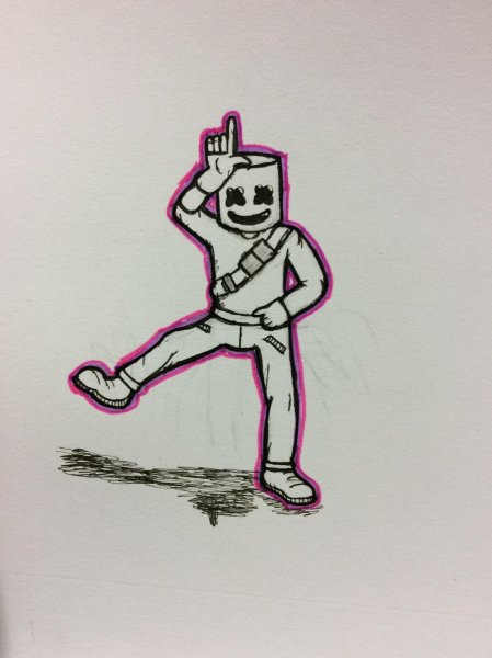 ФОРТНАЙТ карандашом