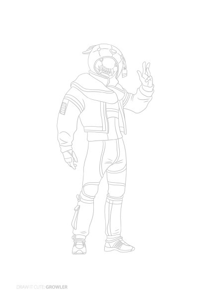 Нарисовать ФОРТНАЙТ