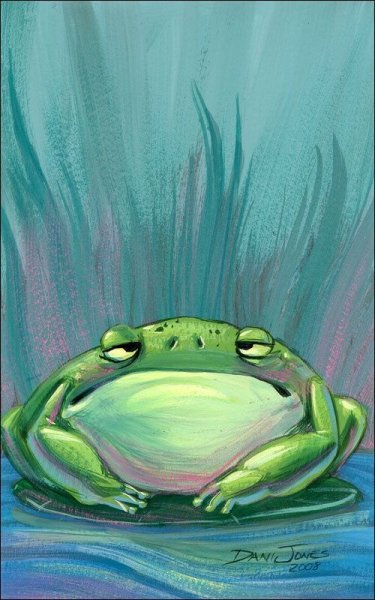 Жаба маркерами