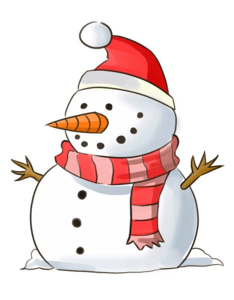 Снеговик арт