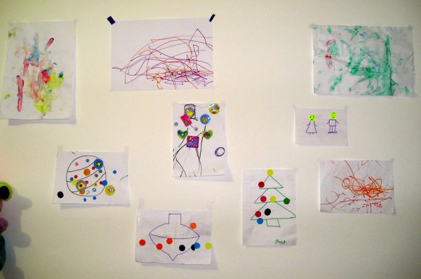 Рисование фломастерами в младшей группе