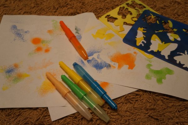 Воздушные фломастеры нетрадиционная техника рисования