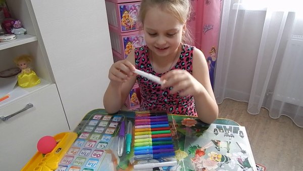 Рисование воздушными фломастерами