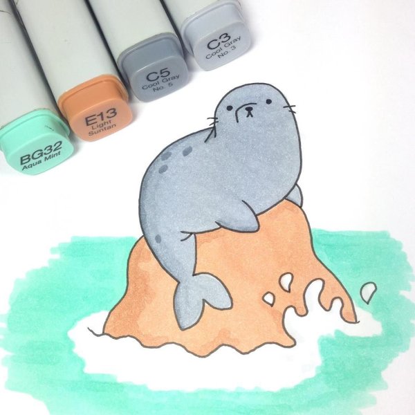 Рисунки для срисовки лёгкие маркервми