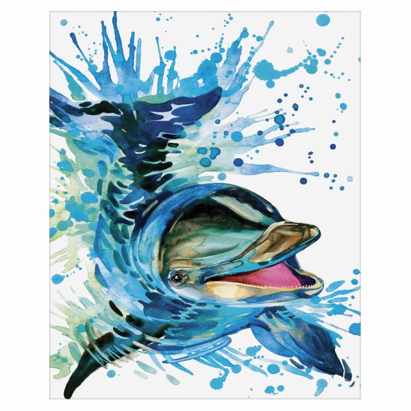 Дельфин акрилом