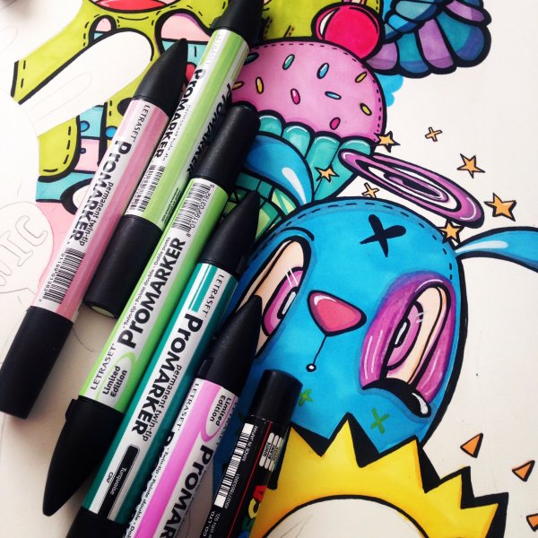 Рисунки маркерами Posca