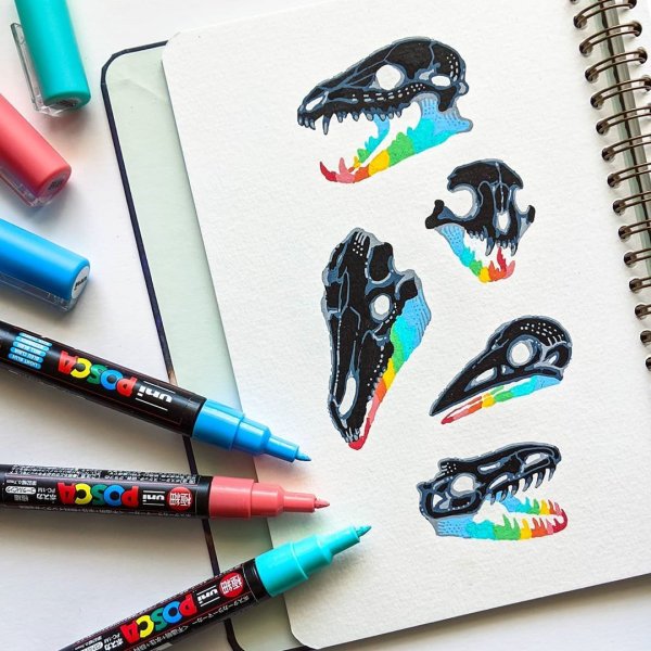 Крутые рисунки Posca