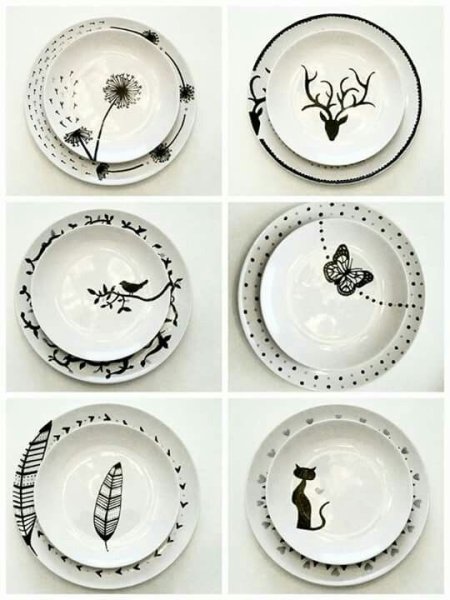 Роспись тарелок для детей